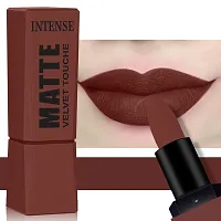 ForSure? HD Matte Lipstick Long hours Stay Smooth Matte Texture 3.5gm Each Combo of 2 (Blast Maroon, Tan Brown)-thumb3