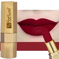 ForSure? Xpression Lipsick Long Lasting Matte Finish Combo of 3 Colors Lipstick for Women Suitable All Tones 3.5gm Each (Nude Matte-Red Velvet-Magenta)-thumb2