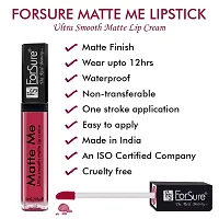 ForSure? Matte Me Liquid Lipstick (Non Transferable) (Rich Pink)-thumb3