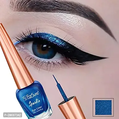 ForSurereg; Absolute Shine Liquid Glitter Eyeliner, Intense Color, Long Lasting, Glossy Texture (7 ml each) (Royal Blue)-thumb2