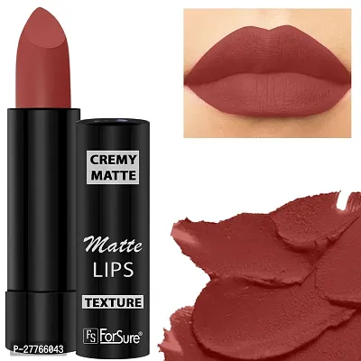 ForSure Cremy Matte Long Lasting Enriched With Vitamin E Lipstick- 3.5gm, Orange