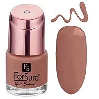 ForSurereg; Liquid Matte Lipstick Waterproof Power Stay Lipstick  Nail Polish combo (Glossy Nude , Peach Nude)-thumb2