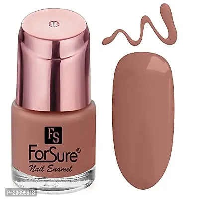 ForSurereg; Liquid Matte Lipstick Waterproof Power Stay Lipstick  Nail Polish combo (Glossy Nude , Peach Nude)-thumb3