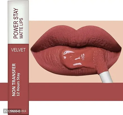 Waterproof Liquid Matte Lipstick - Power Stay Lipstick Combo (Upto 12 Hrs Stay)-thumb3