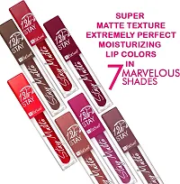 Non Transfer Waterproof Longlast Liquid Matte Mini Lipstick Pack Of 4-thumb2