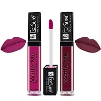 ForSure Matte Me Liquid Lipstick Non - Transferable Combo (Magenta , Rust Brown , Ruby Red , Matte Red, Pack of 4)-thumb2