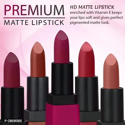 ForSure? HD Matte Lipstick Long hours Stay Smooth Matte Texture 3.5gm (Tan Brown)-thumb4