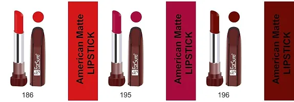 FORSURE American Matte Lipstick Multi color Combo (Set Of 6 pcs)-thumb1