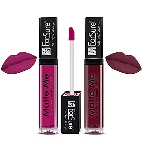 ForSure Matte Me Liquid Lipstick Non - Transferable Combo