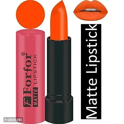 Forfor Combo of 5 Stylish Matte Lipstick (Orange, Hot Coffee, Magenta, Hot Pink, Light Coffee)-thumb2