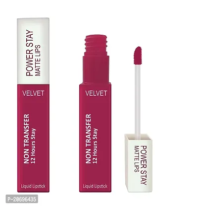 ForSure? Power Stay Matte Lipstick - Liquid (Upto 12 Hrs Stay) (BLAST PINK)-thumb2