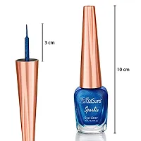 ForSurereg; Absolute Shine Liquid Glitter Eyeliner, Intense Color, Long Lasting, Glossy Texture Combo of 4 (7 ml each) (Pack of 4, Golden, Royal Blue, Turquoise Blue, Glitter Green)-thumb3