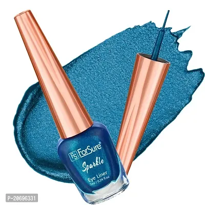 ForSure? Absolute Shine Liquid Glitter Eyeliner, Intense Color, Long Lasting, Glossy Texture (7 ml each) (Blue)-thumb0