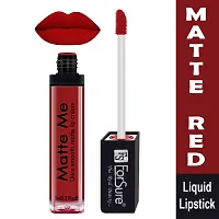 ForSure? Matte Me Liquid Lipstick (Non Transferable) (Matte Red)-thumb1