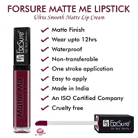 ForSure Matte Me Liquid Lipstick Non - Transferable (Pack of 3) (Rich Pink, Rust Brown, Ruby Red)-thumb4