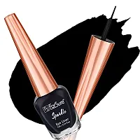 ForSurereg; Absolute Shine Liquid Glitter Eyeliner  Kajal Combo Intense Color, Long Lasting, Glossy Texture Smudge Proof (Intense Black)-thumb1