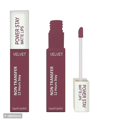 ForSure? Power Stay Matte Lipstick - Liquid (Upto 12 Hrs Stay) (PEACH BALLET)-thumb2