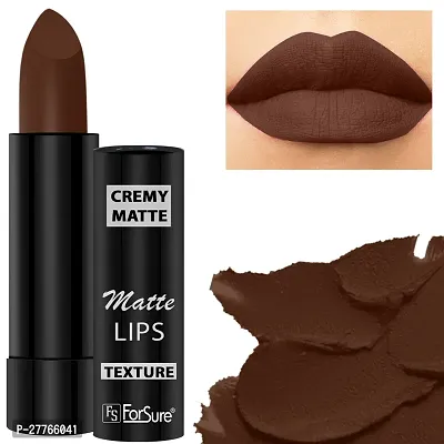 ForSure Cremy Matte Long Lasting Enriched With Vitamin E Lipstick- 3.5gm, Brown