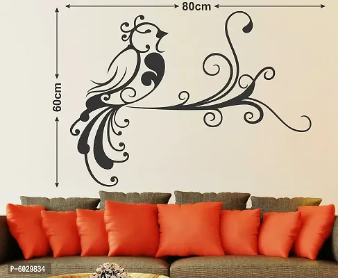 Attractive Cuckoo Sitting In Tree Modern Art Wall Sticker