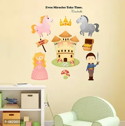 Attractive Kids Magic Land With Creatures Wall Sticker-thumb2