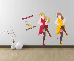 Attractive Girls Dancing Wall Sticker-thumb1