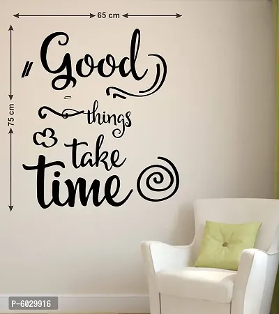 Attractive Good Thinks Take Time Wall Sticker-thumb0