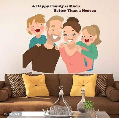 Attractive Happy Family Wall Sticker