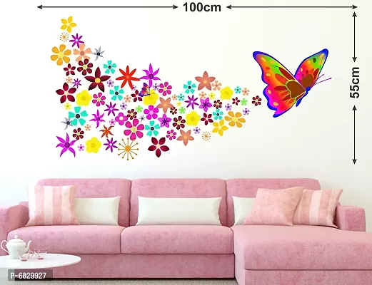 Attractive Beautiful Colourful Butterfly Wall Sticker