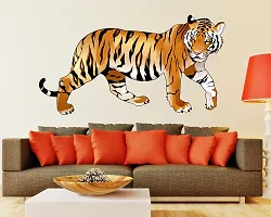 Attractive Natures Best Real Tiger Full Image Wall Sticker-thumb1