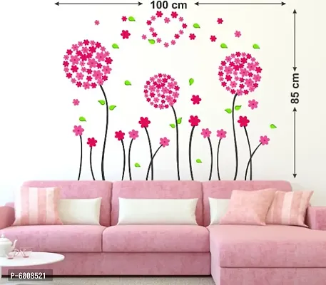 LANSTICK AMAZING WIND FLOWER WITH HEART WALL STICKER