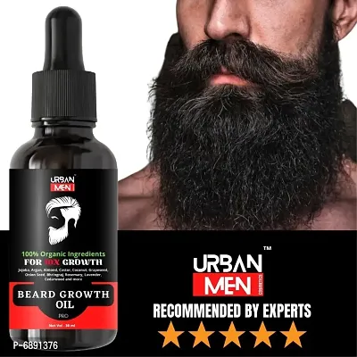 Urban Men - Natural Beard growth oil-best beard oil for men, beard growth oil, advance beard oil, Patchy beard growth,dhadhi oil, Beard oil for preventing white beard, natural beard growth oil 30ml