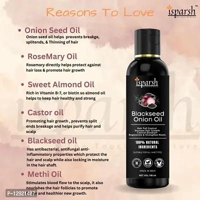 Onion Blackseed Hair oil For Hair Fall Control | onion oil | Bhringraj hair oil | Hair Growth Oil | adivasi herbal oil | red onion hair oil | olive oil | coconut oil | castor oil | sesame oil 100 ml-thumb2