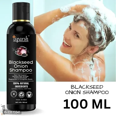 Professional Isparsh Red Onion Blackseed Hair Shampoo For Hair Loss Treatment,Hair Growth,Control Dandruff,hair shine shampoo,onion shampoo for hair 100ml-thumb0