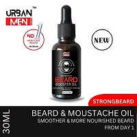 Urban Men - Natural Beard growth oil-best beard oil for men, beard growth oil, advance beard oil, Patchy beard growth,dhadhi oil, Beard oil for preventing white beard, natural beard growth oil 30ml-thumb1