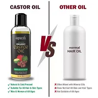 Cold-Pressed 100% Pure Castor Oil - For Hair Growth | castor oil | castor oil for eyebrows | castor hair oil | castor oil for eyelashes | castor oil for skin | castor oil for hair growth-100 ML-thumb1