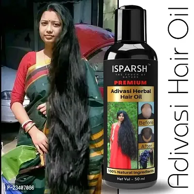 Isparsh Adivasi hair oil For Hair Fall Control, Hair Growth,Hair Regrowth,onion hair oil,castor oil for hair,coconut oil,amla oil,meethi oil,kaloji ka tel,bhringraj oil,almond oil,best hair oil 50 ml-thumb0