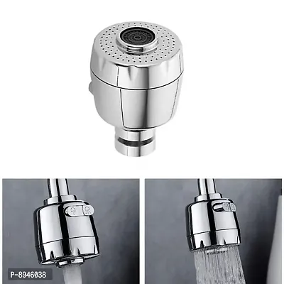 360 Degree Rotating Water-Saving Sprinkler and Faucet Aerator Flexible Water Faucet Sprayer Extender Jet Spray for Sink Turbo Flex(6 Inch)-thumb4