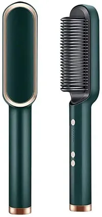 Hair Straightener - PLUMM Hair Straightener Comb for Women  Men, Hair Styler, Straightener Machine Brush/PTC Heating Electric Straightener with 5 Temperature C-thumb1