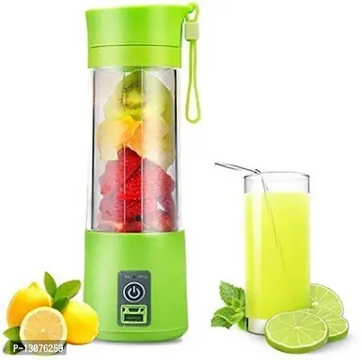 Portable Electric Usb Juice Maker Juicer Bottle Blender Grinder Mixer 6 Blades Rechargeable-thumb4