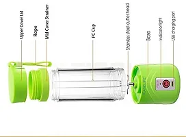 Portable Electric Usb Juice Maker Juicer Bottle Blender Grinder Mixer 6 Blades Rechargeable-thumb2