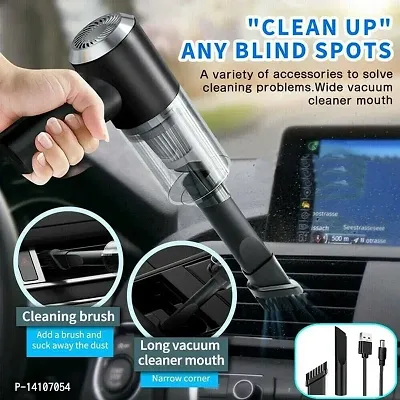 Vacuum Cleaner Dust Collection/Lighting 2 in 1 Car Vacuum Cleaner 120W High-Power Handheld Wireless Vacuum Cleaner Home Car Dual-use Portable USB Rechargeable