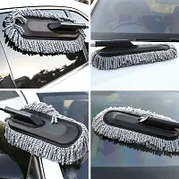 Flexible Duster Car Wash | Car Cleaning Accessories | Microfiber | Brushes | Kitchen, Office Cleaning Brush with Expandable Handle Compatible with n Equisite Car-thumb3