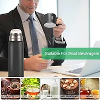 Stainless Steel Thermo 500ml Vacuum Water Bottle with Cups for Coffee Water Hot and Cold Drink Water Flask Travel Mug Water Bottle (Multicolor)-thumb3