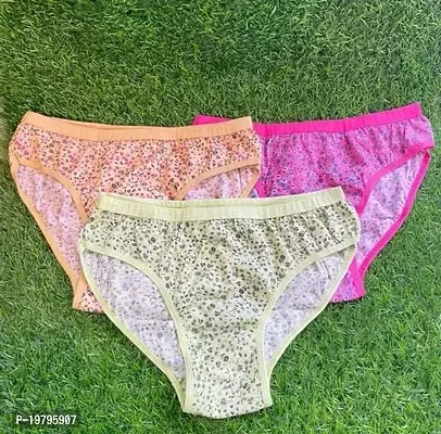 Women Cotton Printed Hipster Panties Combo of 3