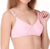 ONBV Rinkle Women's  Girls Skin Light-Pink Black Full Coverage Soft Padded Non- Wired Bra Pack Of 3-thumb2