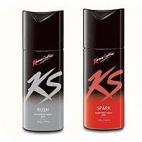 AURA  ZEST KS Kamamsutra Deo Combo of Rush and Spark, 150 ml (Pack of 2)-thumb2