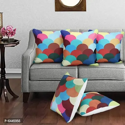 Comfortable Polyester Digital Printed Square Shaped Cushion Covers- Pack Of 5
