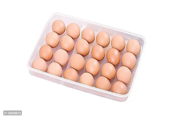 justone choice 24 Grid Eggs Storage Case Multiple Grids Holder Box for Kitchen Fridge Eggs Container Boxes-thumb0