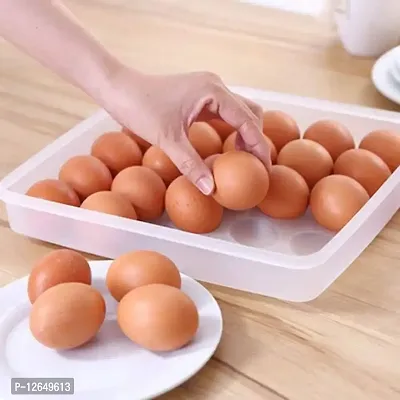 justone choice 24 Grid Eggs Storage Case Multiple Grids Holder Box for Kitchen Fridge Eggs Container Boxes-thumb3