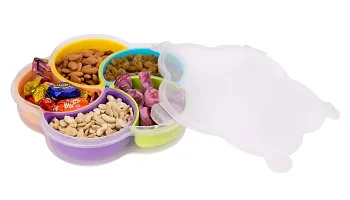 CLOUDTAIL CHOICE Masala Boxes for Kitchen Multi Color (5 Bowls) (Color May Vary As Per Available)-thumb2